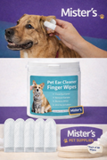 Pet Ear Cleaning Wipes — Gentle Finger Wipes for Dogs & Cats | Mister’s