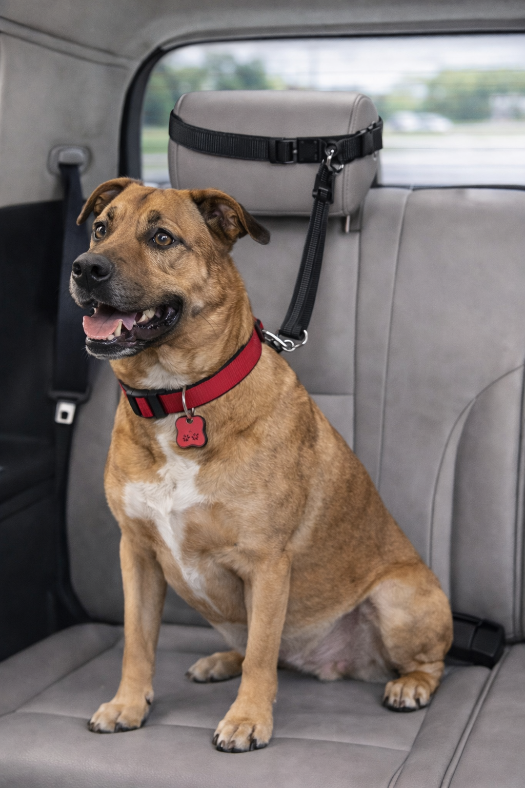 Doggie seat belt-  made for puppies of all sizes